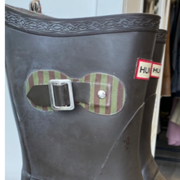 Hunter 5, Brown Mid Height Boots - Picture 5 of 11